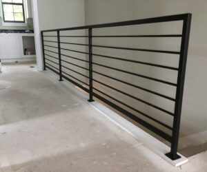 horizontal style railings