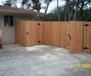 6ft wood fence